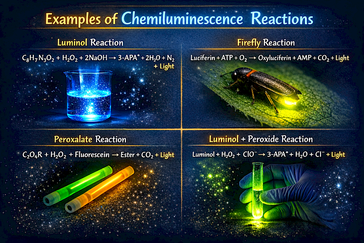 Examples of Chemilumninescence Reactions