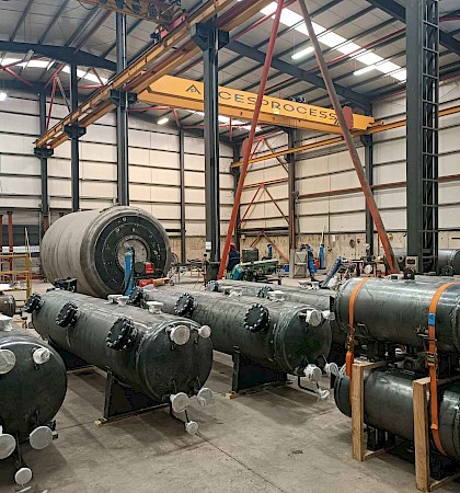 Manufacturing of 63 Pressure Vessels in Accordance with AD2000 Standards